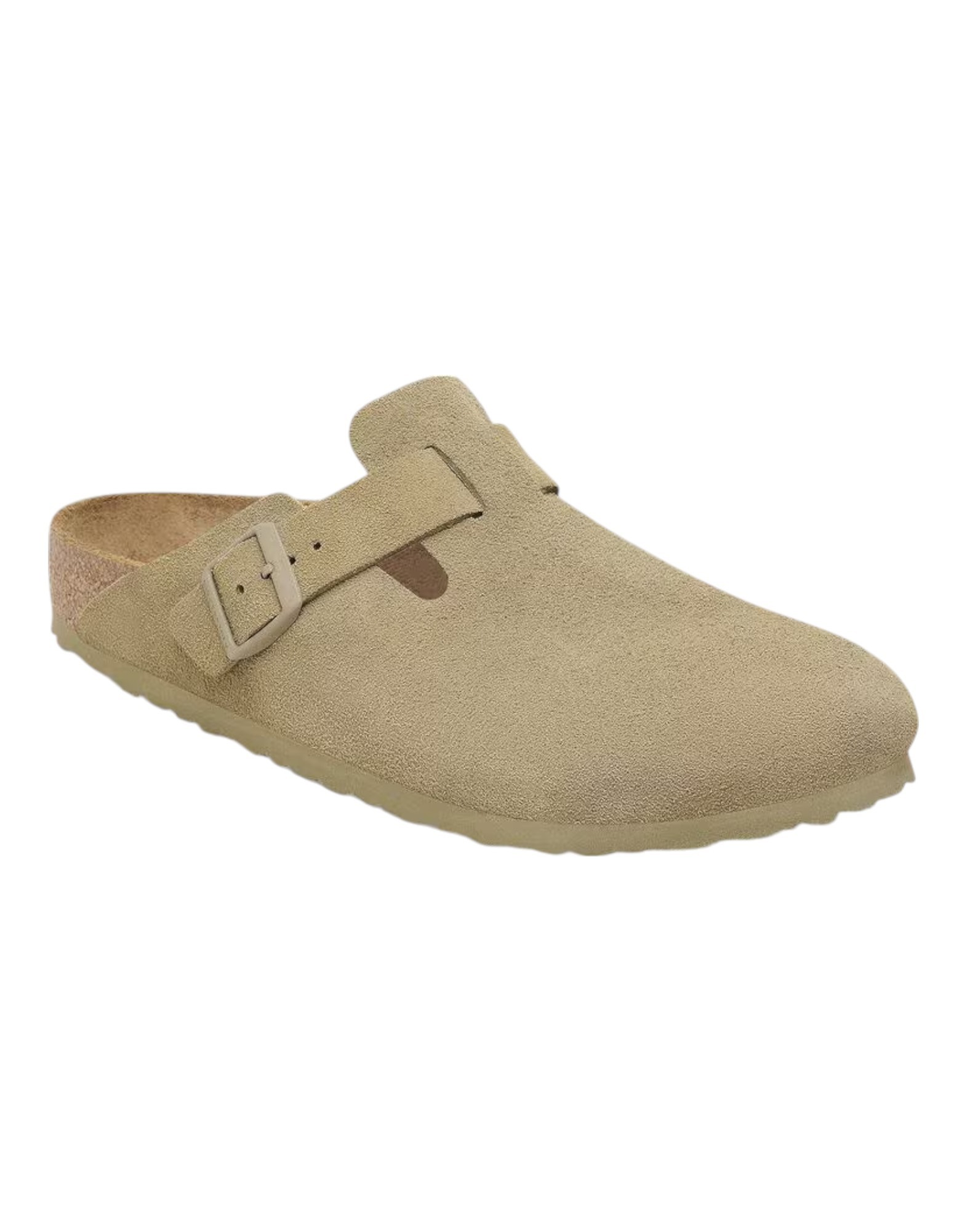 Boston faded khaki, Suede Leather - Calz. S