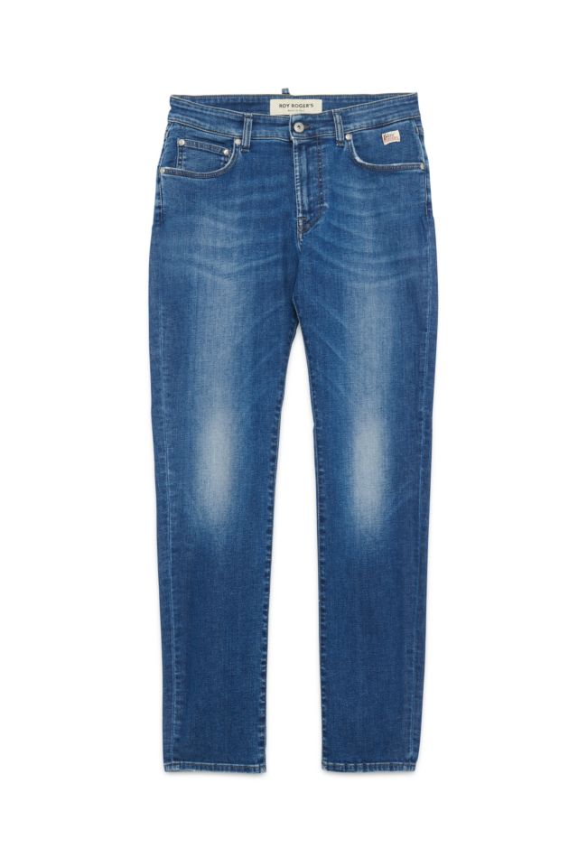 Roy Roger's Pantalone Jeans 317 Man Denim Elas. Jabor