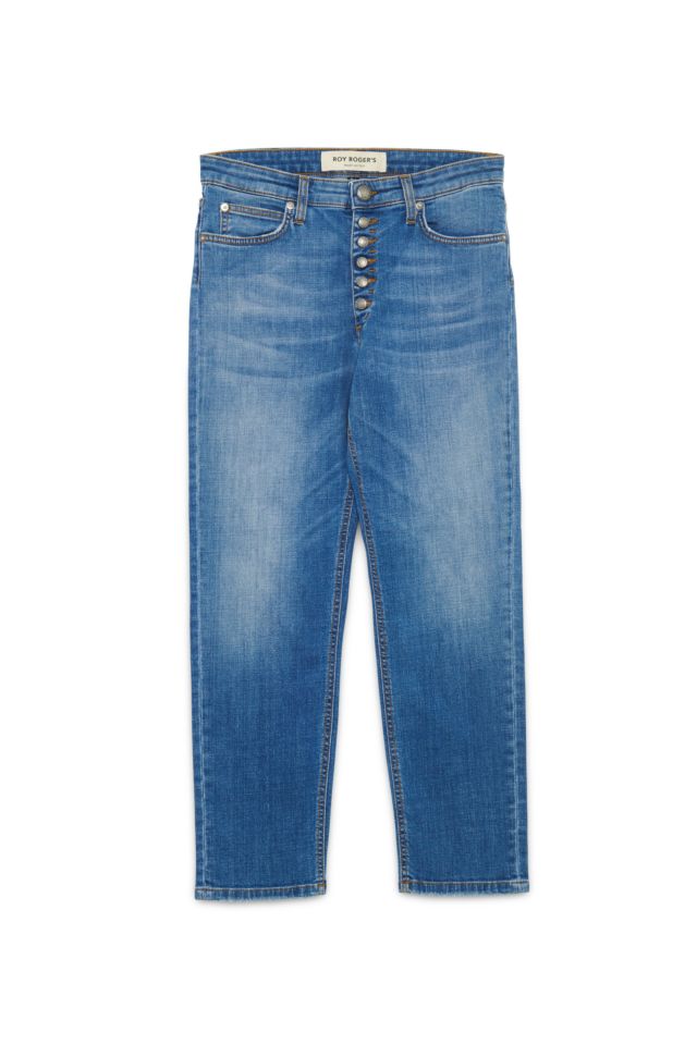Roy Roger's Pantalone Jeans Goldie Woman Denim Elasticizzato Bali