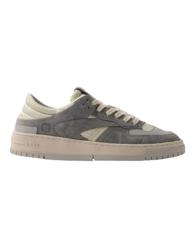 D.A.T.E. Sneaker mod. Torneo Collar Mono Cream M10D