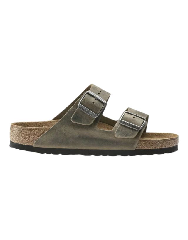 Birkenstock Arizona SFB faded khaki, Oiled Leather