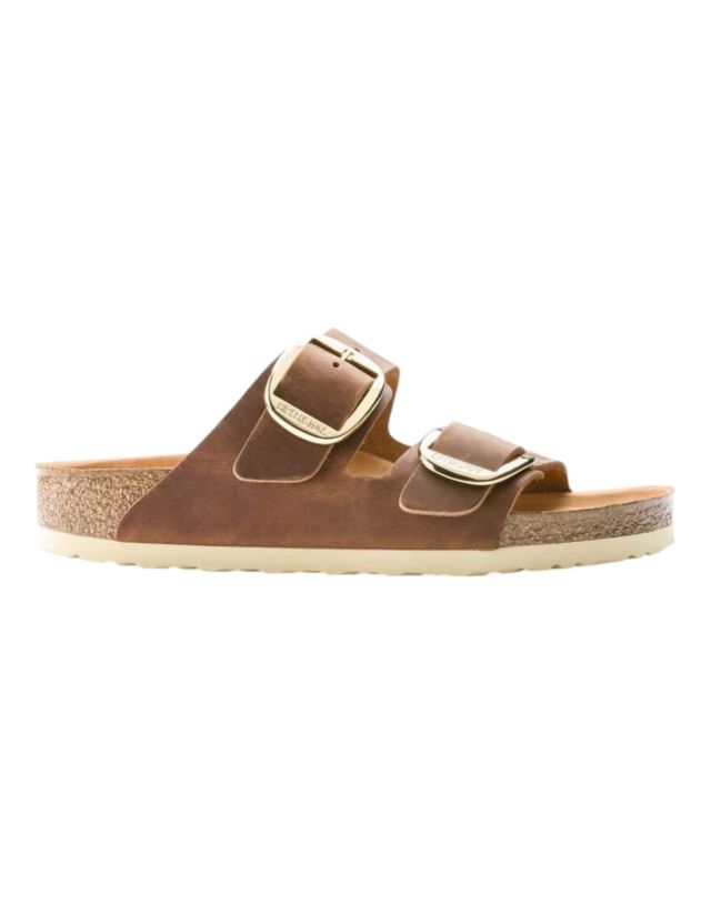 Birkenstock Arizona Big Buckle cognac, Oiled Leather