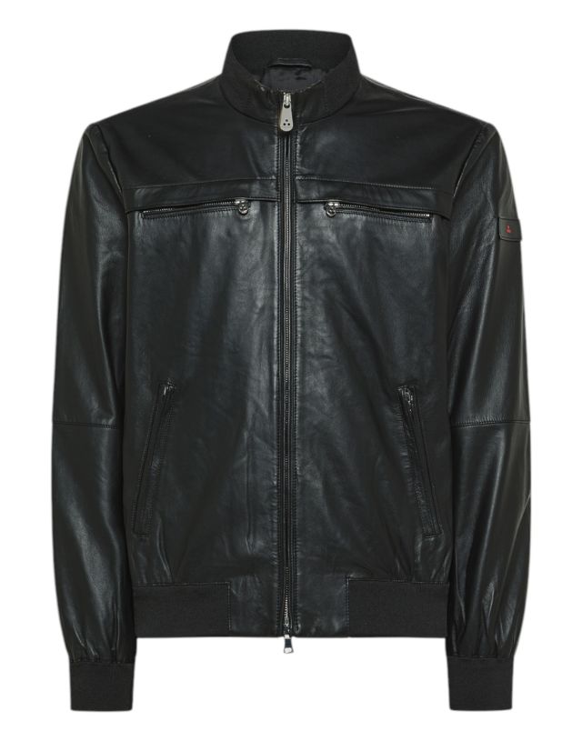 Peuterey Giubbotto in pelle modello SANDS LEATHER PE 07