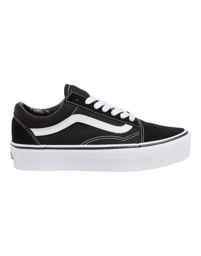 Vans UA Old Skool Platform Black/White
