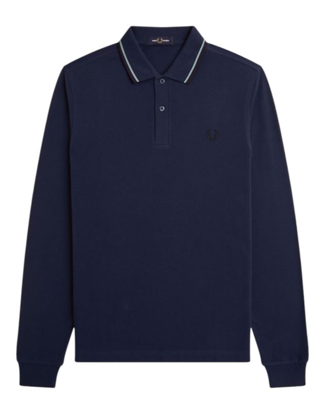 Fred Perry Ls Twin Tipped Fp Shirt