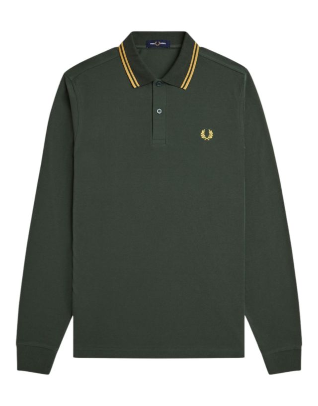 Fred Perry Ls Twin Tipped Fp Shirt