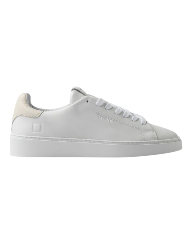 D.A.T.E. Sneaker mod. Levante Calf White-Ivory M10C