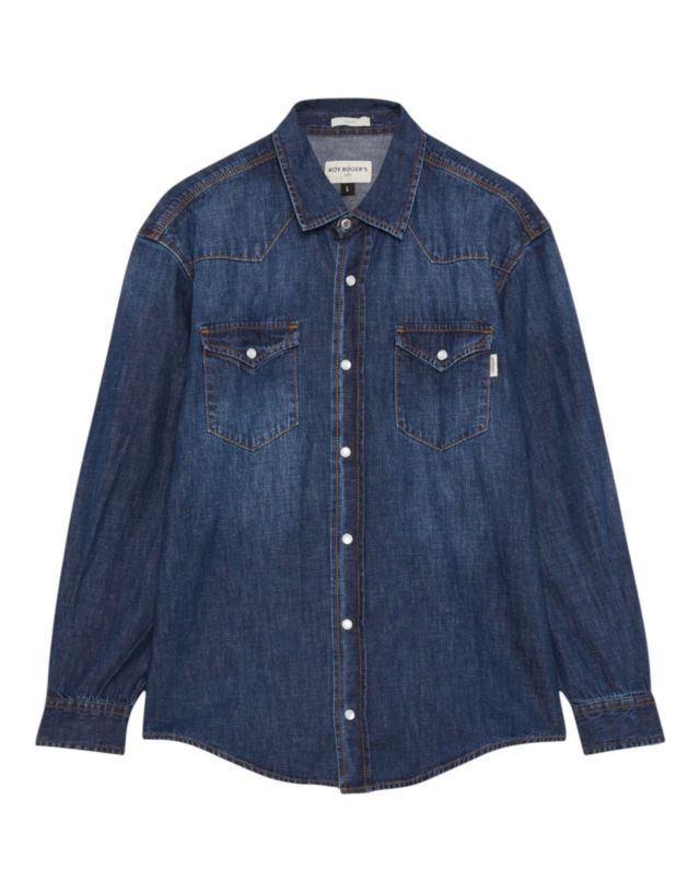 Roy Roger's Shirt Martin MAN  Denim Bruce