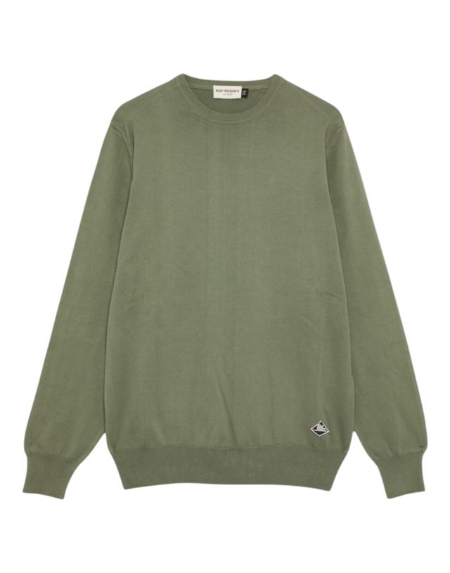 Roy Roger's Crew Neck Plain MAN Cotton 4 Seasons .