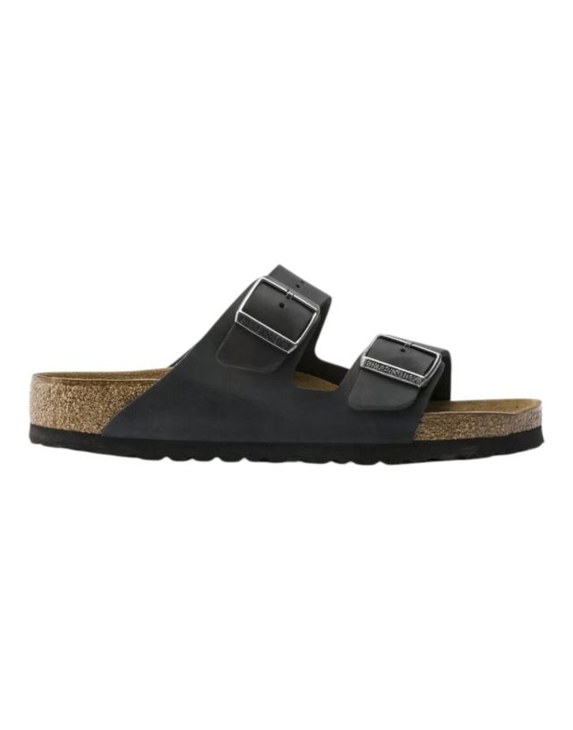 Birkenstock Arizona SFB black, Oiled Leather