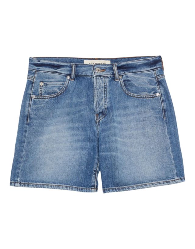 Roy Roger's Berm. New Oskar WOMAN Denim Cotton Lyocell Guns