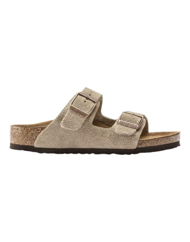Birkenstock Arizona Kids taupe, Suede Leather