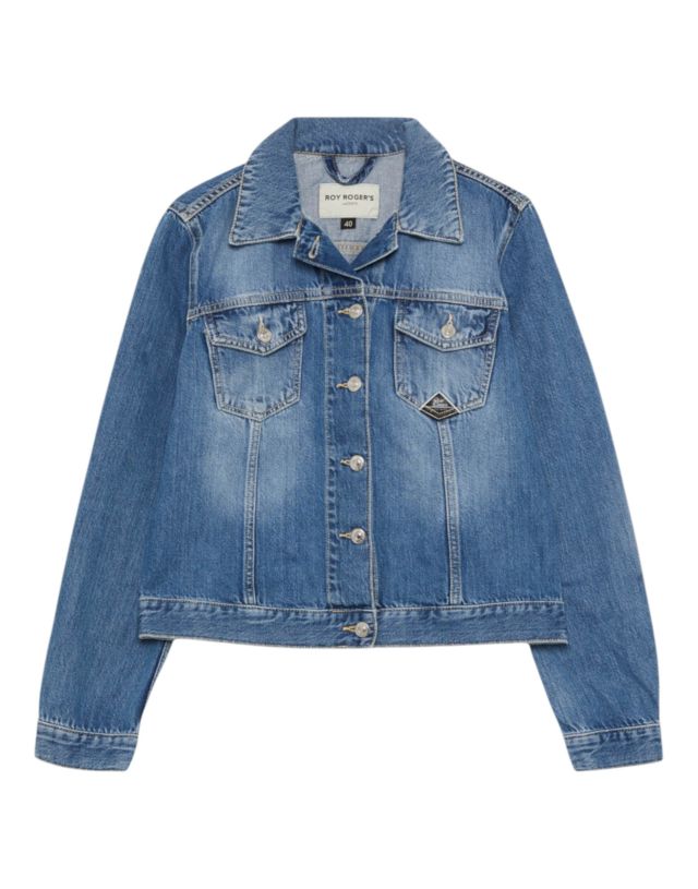 Roy Roger's Jacket Ross WOMAN  Denim Cotton Lyocell Iconic 2