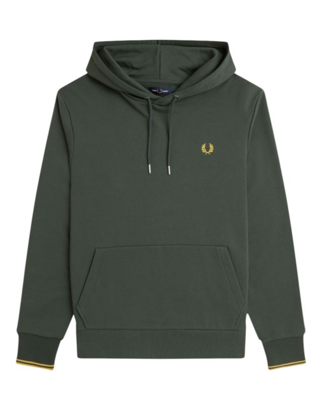 Fred Perry Tipped Hooded Sweatshirt
