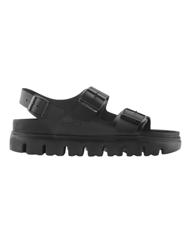 Birkenstock Milano Chunky Exquisite black, Natural Leather