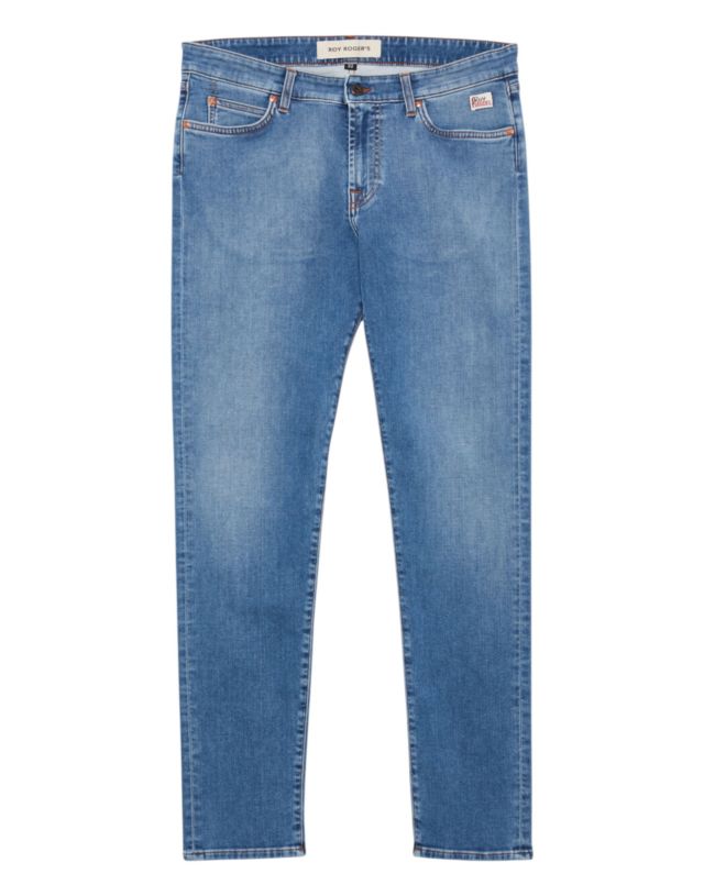 Roy Roger's 517 MAN   Denim knit el. Real Wash
