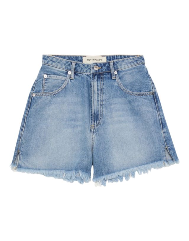 Roy Roger's Short Girlfriend WOMAN  Denim Cotton Lyocell Iconic 2