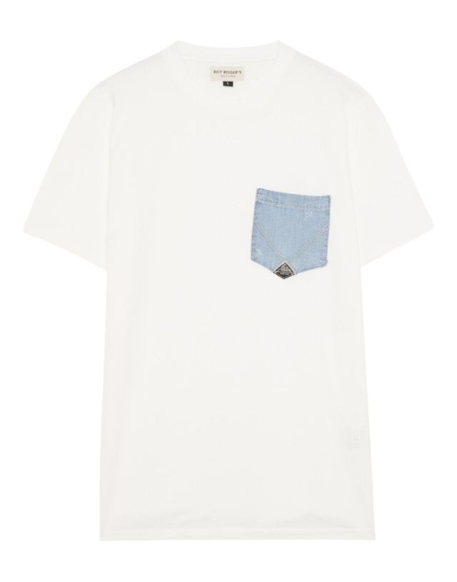 Roy Roger's T-Shirt Pocket denim MAN Heavy Jersey .