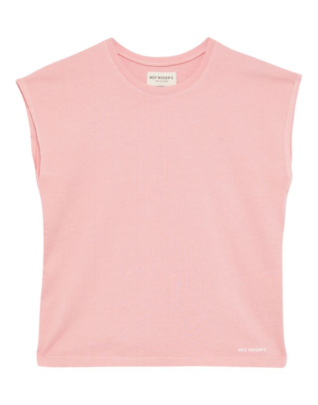 Roy Roger's T-Shirt Sleeveless WOMAN Jersey  .