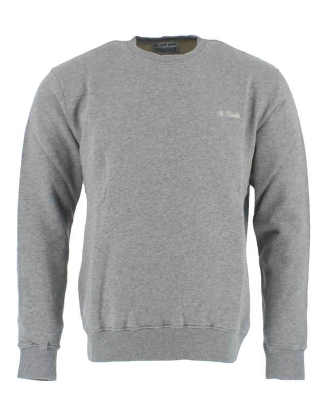 MC2 Saint Barth Ponza-Cotton Sweatshirt With Print