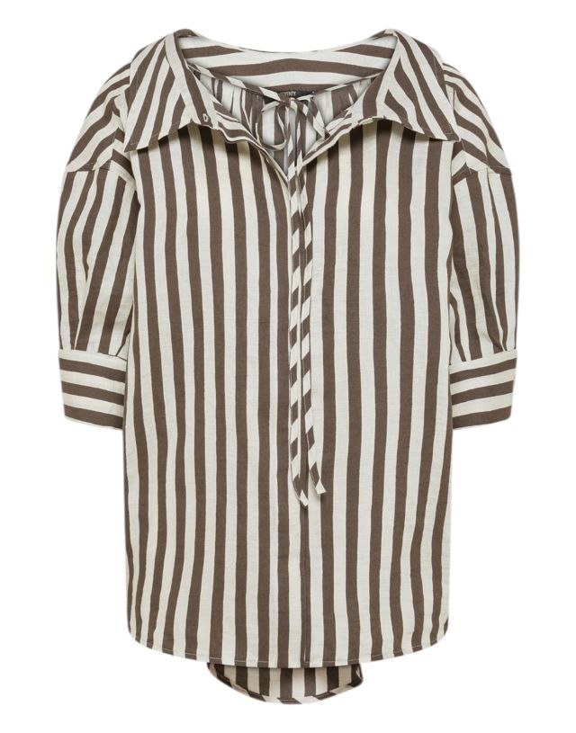 Seventy Camicia_Righe Mistolino Crincle