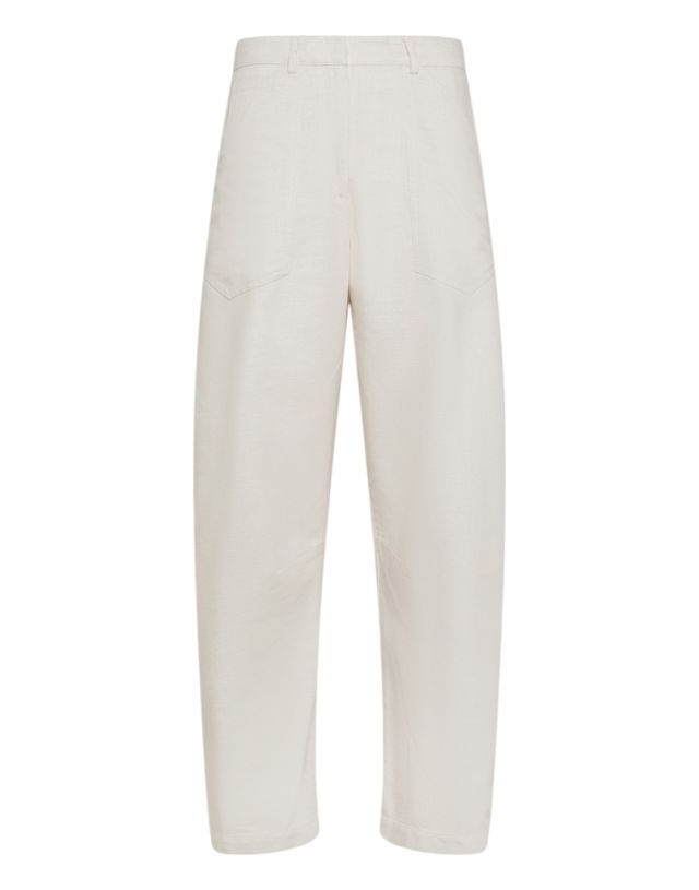 Seventy Pantalone_Bull Leggero Co/Vi Lurex Argento