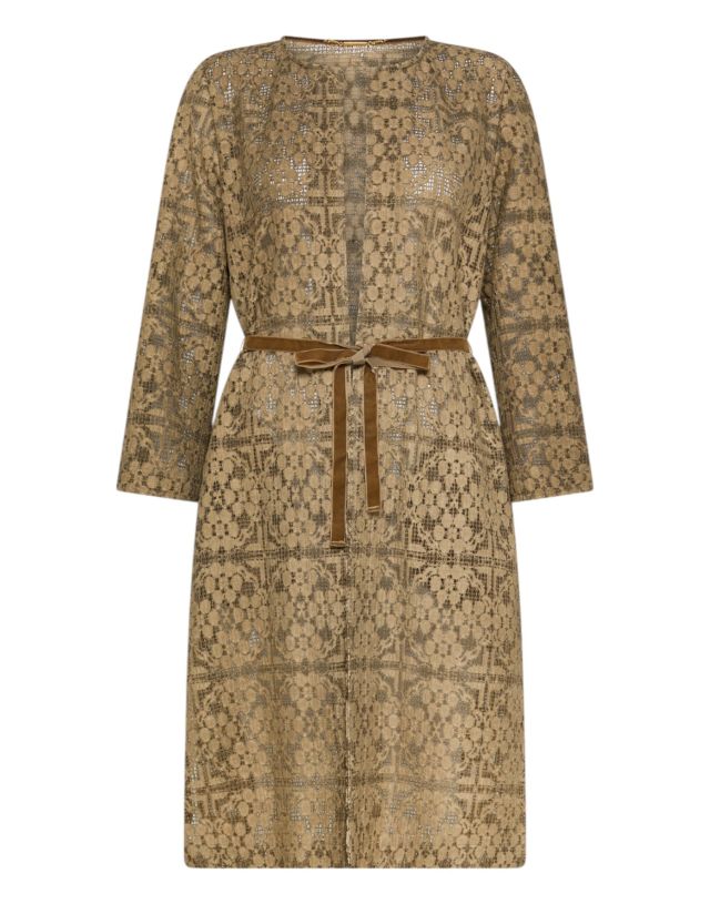 Seventy Cappotto_Pizzo Geometrico Tinto Eff. Vintage