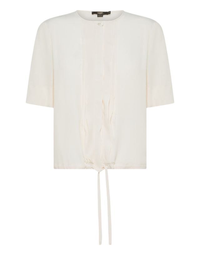 Seventy Camicia Con Rousce_Jersey + Crepe Misto Seta