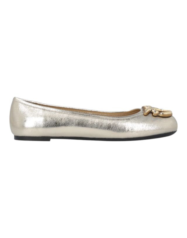Pinko GIOIA 03 - BALLERINA LAMINATED NAPPA SILVER