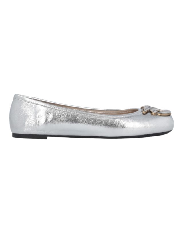 Pinko GIOIA 03 - BALLERINA LAMINATED NAPPA SILVER
