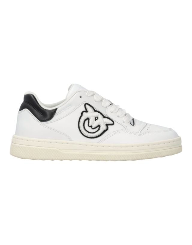 Pinko MANDY 11 - SNEAKER CALF LEATHER WHITE/BLACK
