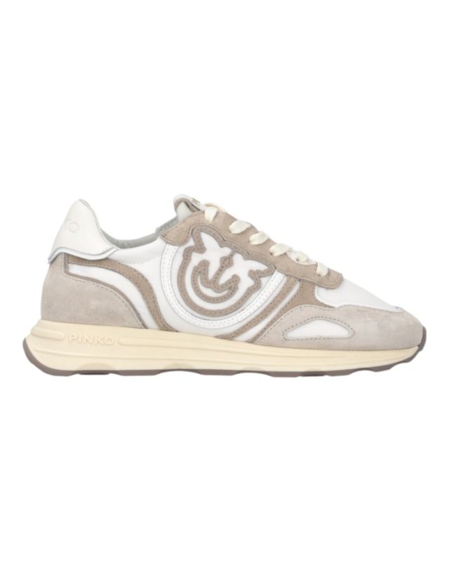 Pinko ZOE 01 - SNEAKER COW SUEDE/NYLON SAND