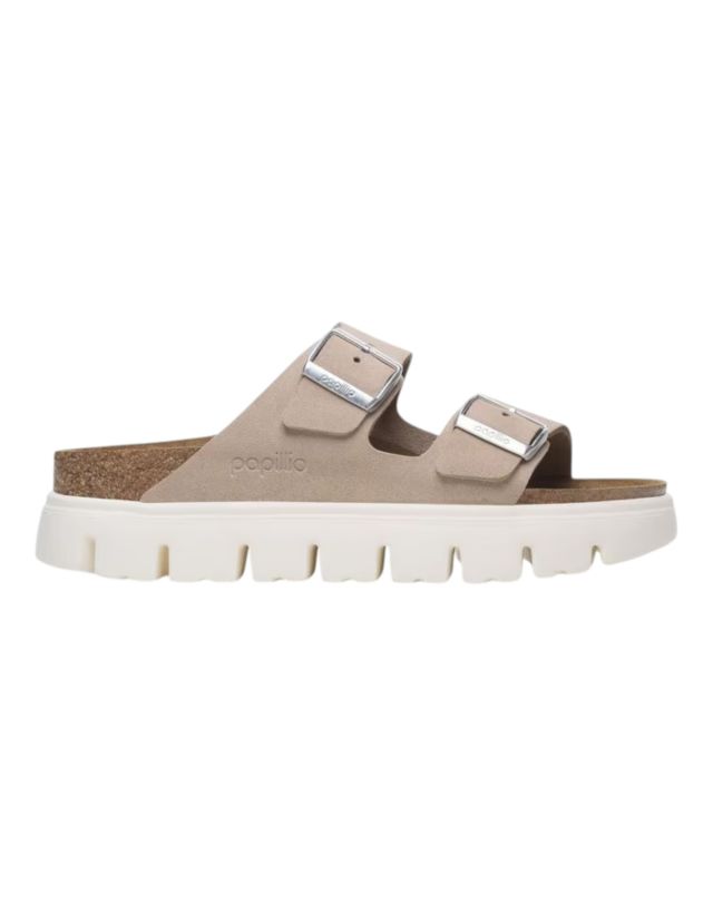 Birkenstock Arizona Chunky light rose, Suede Leather