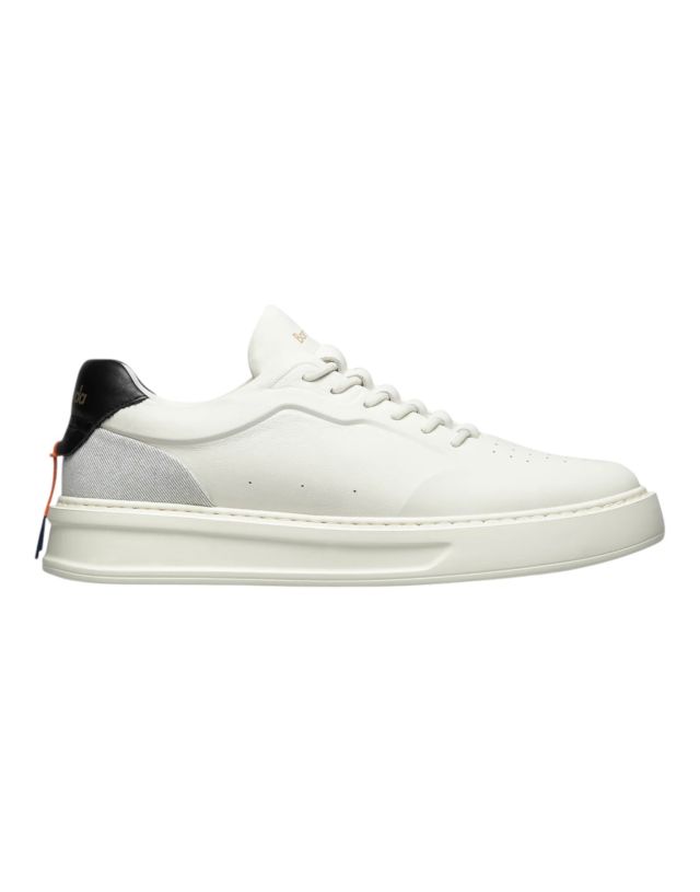 Barracuda Scarpa Uomo V2457 Bianco/Denim Ice/Nero F.Bco