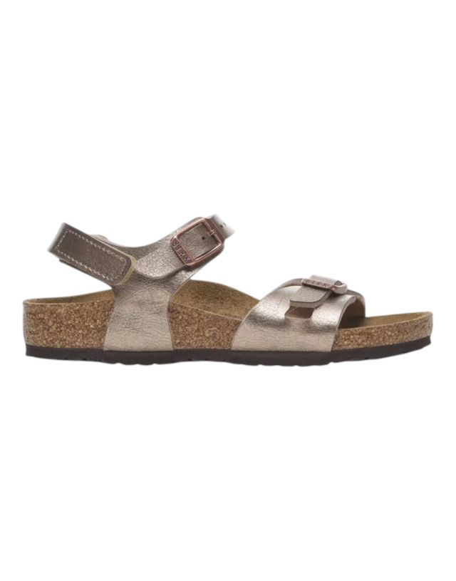 Birkenstock Rio HL Kids graceful taupe, Birko Flor