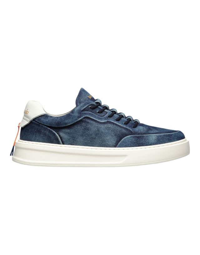 Barracuda Scarpa Uomo V2463 Denim Blu/Bianco Fd.Bco