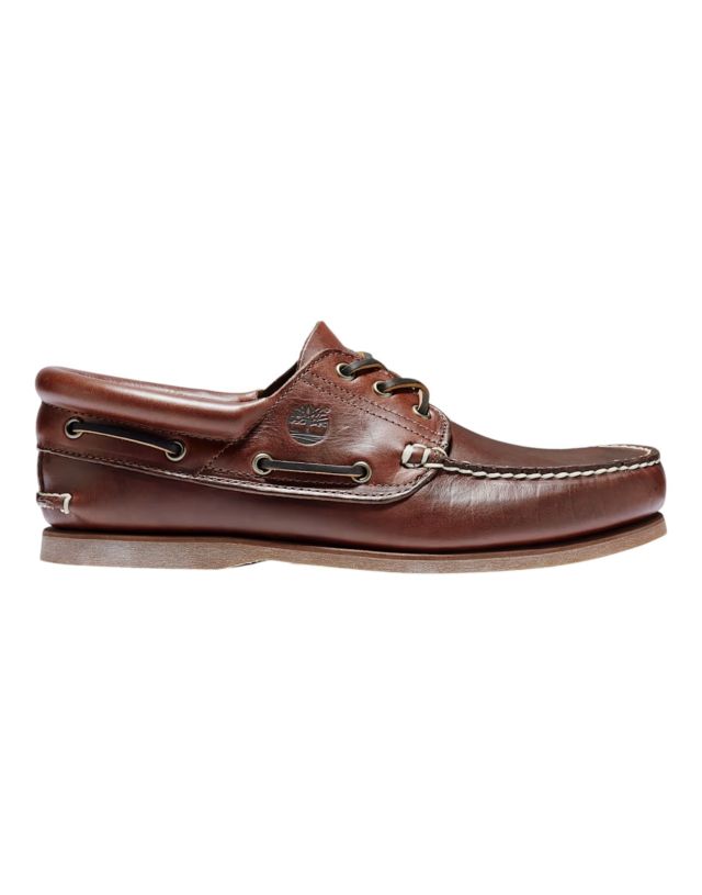Timberland Classic Boat Classic Boat 3 Eye Padded Collar Brown