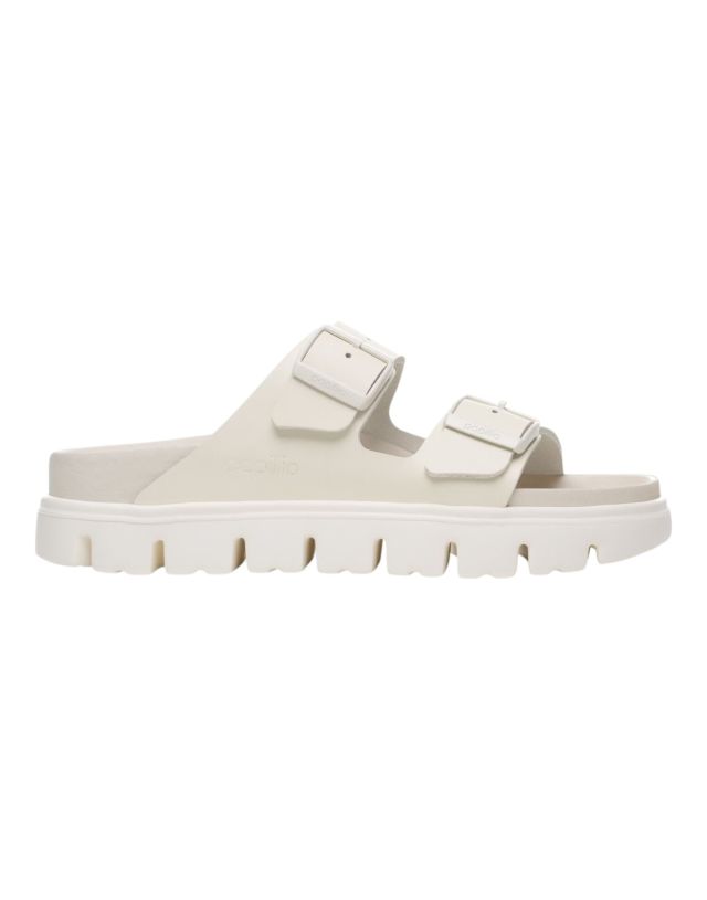 Birkenstock Arizona Chunky Exquisite eggshell, Natural Leather