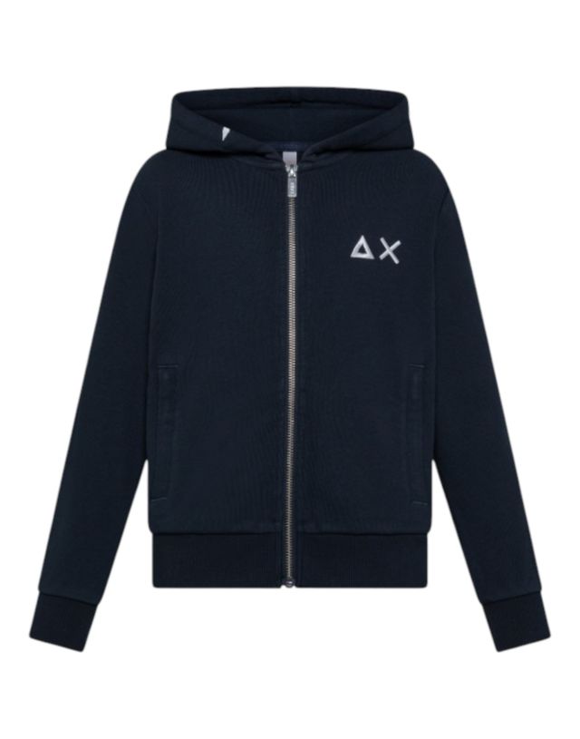 Sun 68 BOY'S HOODIE ZIP  BASIC FLEECE