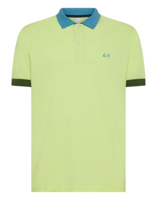 Sun 68 Polo 3 Color Way S/S