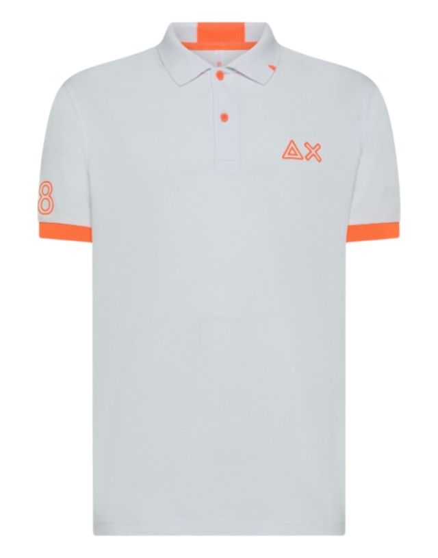 Sun 68 Polo Logo Fluo S/S