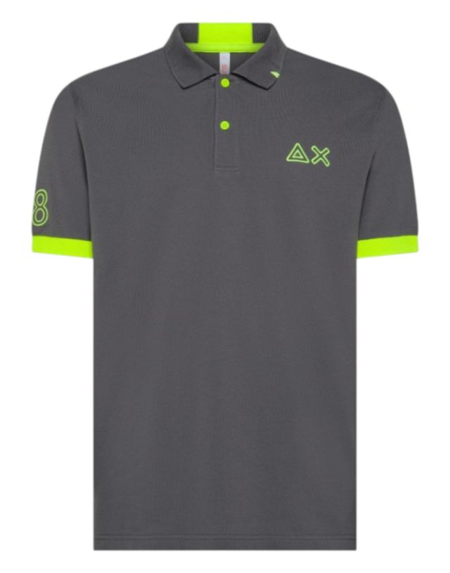 Sun 68 Polo Logo Fluo S/S