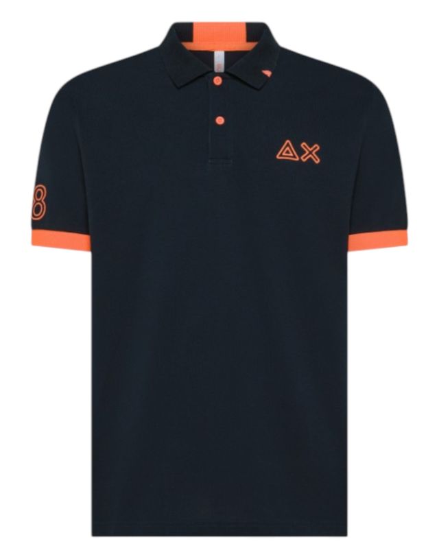 Sun 68 Polo Logo Fluo S/S
