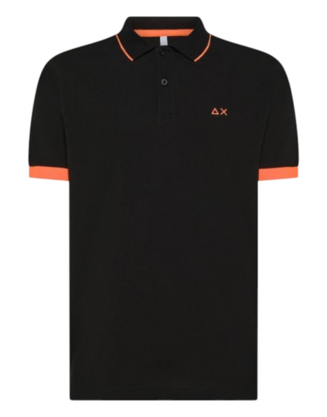 Sun 68 Polo Small Stripe Fluo S/S
