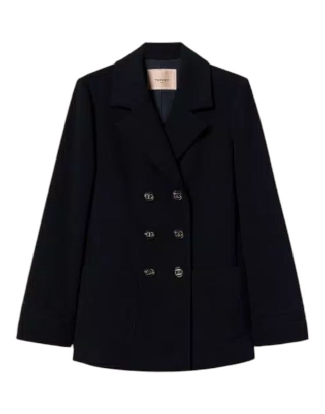 Twinset Blazer Doppiopetto Con Dettagli A-Jour