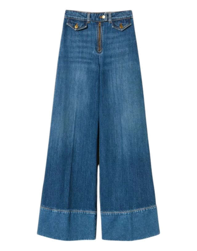 Twinset Wide Leg Fit Denim