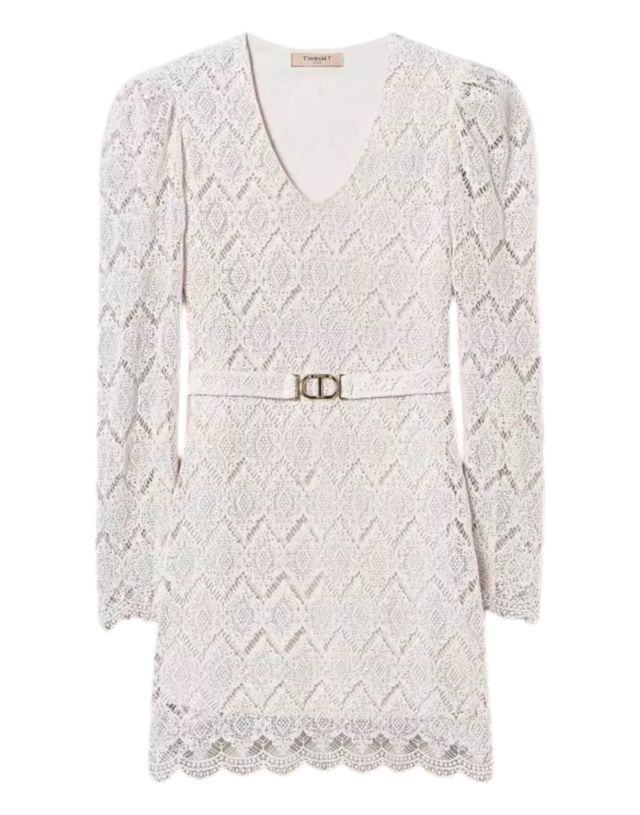 Twinset Abito Corto Scollo "V"