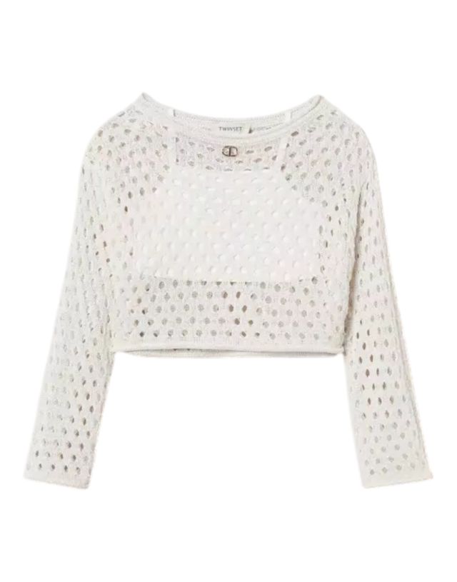Twinset Maglia Scollo Barchetta