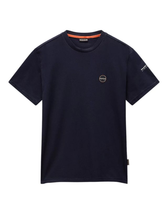 Napapijri S-Badge Ss Blu Marine