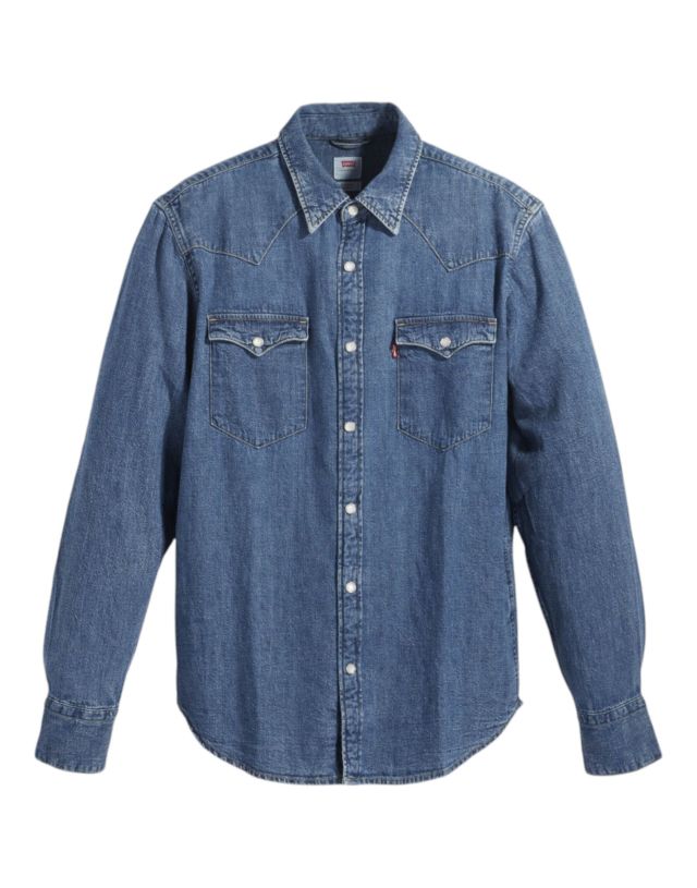 Levi's Barstow Western Standard Grant Mid Blue